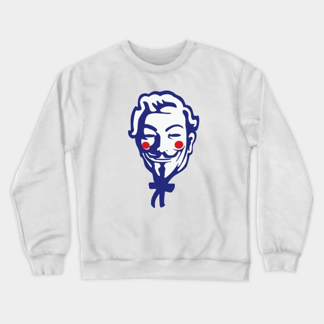 Colonel Fawkes Crewneck Sweatshirt by nlsnnkla